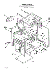 05 - Oven parts for Whirlpool Range SF310PEYN1 / from AppliancePartsPros.com
