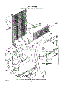 07 - Unit, Refrigerator Door parts for Whirlpool Refrigerator RT18DKYWG00 / from AppliancePartsPros.com