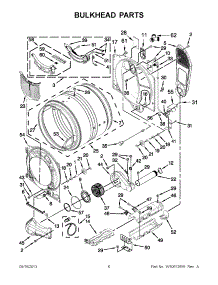 03 - Bulkhead Parts parts for Whirlpool Dryer WED94HEAC1 / from AppliancePartsPros.com