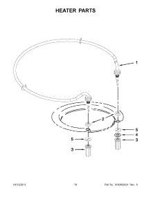 08 - Heater Parts parts for Whirlpool Dishwasher WDF750SAYM2 / from AppliancePartsPros.com