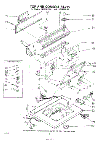 02 - Top And Console parts for Whirlpool Washer LA7800XKW1 / from AppliancePartsPros.com