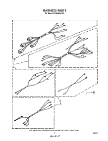 07 - Harness parts for Whirlpool Range RF360BXWN2 / from AppliancePartsPros.com