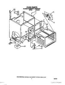 06 - Oven parts for Whirlpool Range RF360BXXN1 / from AppliancePartsPros.com