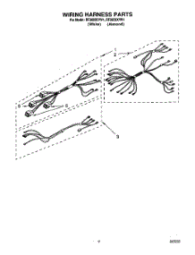06 - Wiring Harness parts for Whirlpool Range RF360BXYN1 / from AppliancePartsPros.com
