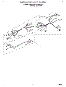 06 - Wiring Harness parts for Whirlpool Range RF360BXYN2 / from AppliancePartsPros.com