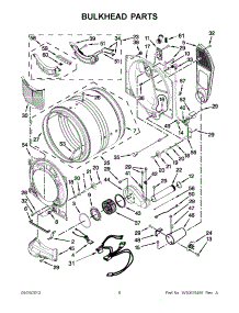 03 - Bulkhead Parts parts for Whirlpool Dryer WGD94HEAW1 / from AppliancePartsPros.com
