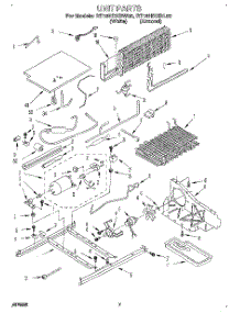 06 - Unit parts for Whirlpool Refrigerator RT18HDXBL00 / from AppliancePartsPros.com