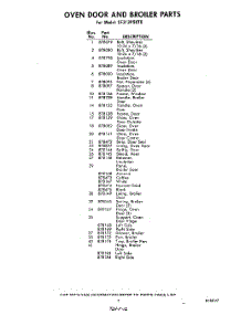 07 - Section parts for Whirlpool Range SF313PSKT0 / from AppliancePartsPros.com