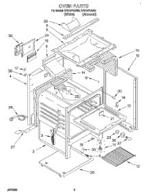 04 - Oven parts for Whirlpool Range SF314PEAN0 / from AppliancePartsPros.com