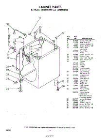 06 - Cabinet parts for Whirlpool Washer LA7805XKW0 / from AppliancePartsPros.com
