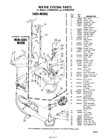 07 - Water System parts for Whirlpool Washer LA7805XKW0 / from AppliancePartsPros.com