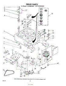04 - Drive parts for Whirlpool Washer LA7805XKW1 / from AppliancePartsPros.com