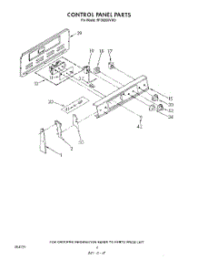 03 - Control Panel parts for Whirlpool Range RF3620XVN0 / from AppliancePartsPros.com