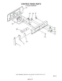 03 - Control Panel parts for Whirlpool Range RF3620XVN1 / from AppliancePartsPros.com