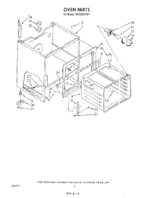 06 - Section parts for Whirlpool Range RF3620XVN1 / from AppliancePartsPros.com