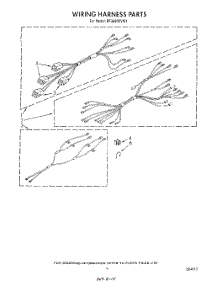 07 - Wiring Harness parts for Whirlpool Range RF3620XVN1 / from AppliancePartsPros.com