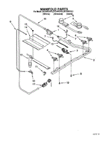 02 - Manifold parts for Whirlpool Range SF314PSYN1 / from AppliancePartsPros.com