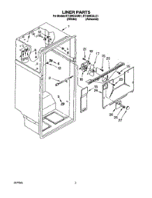 02 - Liner parts for Whirlpool Refrigerator RT18HKXAL01 / from AppliancePartsPros.com