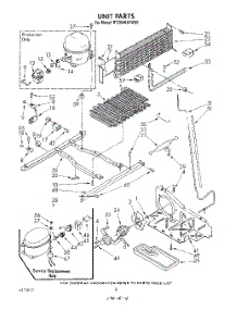07 - Unit parts for Whirlpool Refrigerator RT20AKXVL00 / from AppliancePartsPros.com