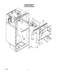 02 - Liner parts for Whirlpool Refrigerator RT20AKXWL01 / from AppliancePartsPros.com