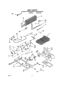 07 - Unit parts for Whirlpool Refrigerator RT20AKXZL00 / from AppliancePartsPros.com