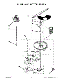 06 - Pump And Motor Parts parts for Whirlpool Dishwasher WDT910SAYM2 / from AppliancePartsPros.com