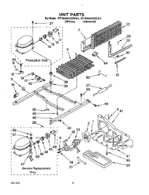 07 - Unit parts for Whirlpool Refrigerator RT20AKXZL01 / from AppliancePartsPros.com