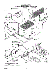 07 - Unit parts for Whirlpool Refrigerator RT20CKXAL00 / from AppliancePartsPros.com