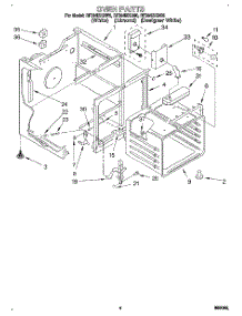 04 - Oven parts for Whirlpool Range RF364BXBN0 / from AppliancePartsPros.com
