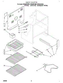 05 - Unit parts for Whirlpool Range RF364BXBN0 / from AppliancePartsPros.com