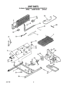 07 - Unit parts for Whirlpool Refrigerator RT20CKXZL00 / from AppliancePartsPros.com