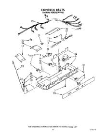 12 - Control parts for Kitchenaid Refrigerator KSRS22DWAL02 / from AppliancePartsPros.com