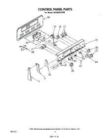 03 - Control Panel parts for Whirlpool Range RF365BXPN0 / from AppliancePartsPros.com