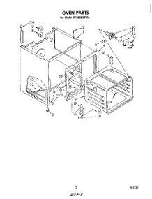 04 - Oven parts for Whirlpool Range RF365BXPN0 / from AppliancePartsPros.com