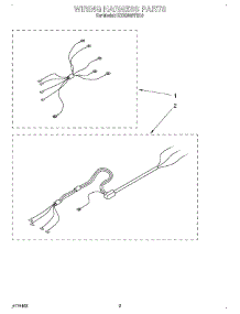02 - Section parts for Kitchenaid Cooktop KECG020YWH0 / from AppliancePartsPros.com