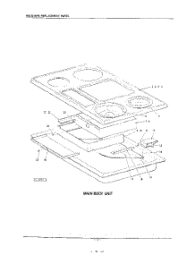 03 - Section parts for Kitchenaid Cooktop KECG260SAL0 / from AppliancePartsPros.com