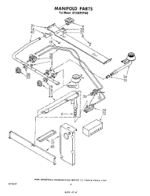 04 - Manifold parts for Whirlpool Range SF330PEPW0 / from AppliancePartsPros.com