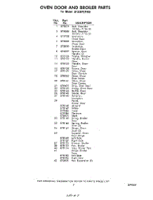 07 - Section parts for Whirlpool Range SF330PEPW0 / from AppliancePartsPros.com