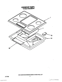04 - Cooktop parts for Kitchenaid Cooktop KECG260SBC3 / from AppliancePartsPros.com