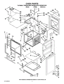 02 - Oven Parts parts for Whirlpool Range YKERS807SS03 / from AppliancePartsPros.com