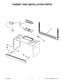 06 - Cabinet And Installation Parts parts for Whirlpool Microwave YWMH2205XVQ2 from AppliancePartsPros.com