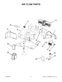 04 - Air Flow Parts parts for Whirlpool Microwave YWMH2205XVS2 / from AppliancePartsPros.com