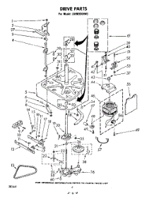 04 - Drive parts for Whirlpool Washer LA9800XKW3 / from AppliancePartsPros.com