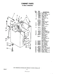 06 - Cabinet parts for Whirlpool Washer LA9800XKW3 / from AppliancePartsPros.com