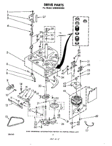 04 - Drive parts for Whirlpool Washer LA9800XKW4 / from AppliancePartsPros.com