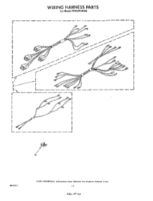 07 - Wiring Harness , Lit / Optional parts for Whirlpool Range RF365PXWN0 / from AppliancePartsPros.com