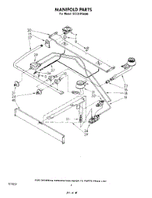 04 - Manifold parts for Whirlpool Range SF331PSKN0 / from AppliancePartsPros.com