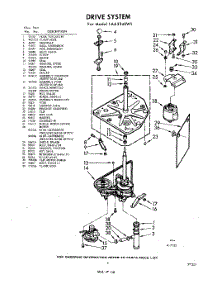 03 - Drive parts for Whirlpool Washer LAA3340W1 / from AppliancePartsPros.com