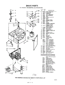03 - Drive parts for Whirlpool Washer LAA5300W0 / from AppliancePartsPros.com