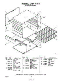 04 - Internal parts for Whirlpool Range SF332BSRW0 / from AppliancePartsPros.com